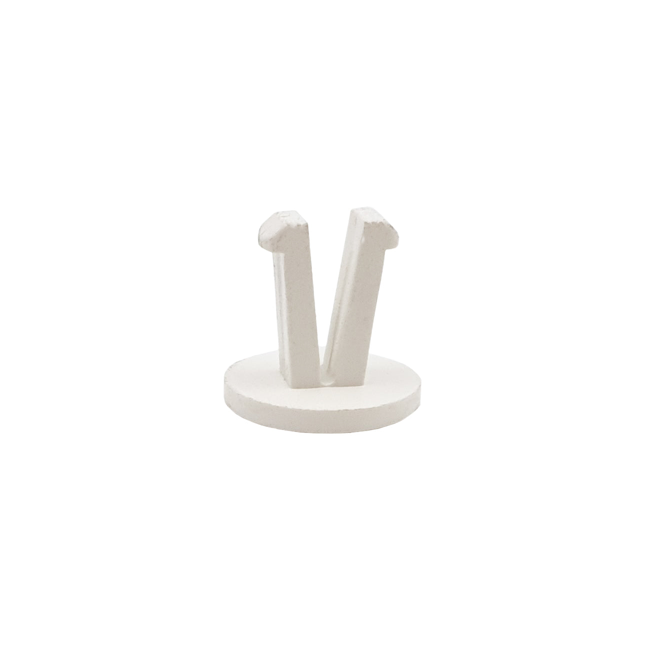 White clip cap end to secure knob on the Enolmatic Filler