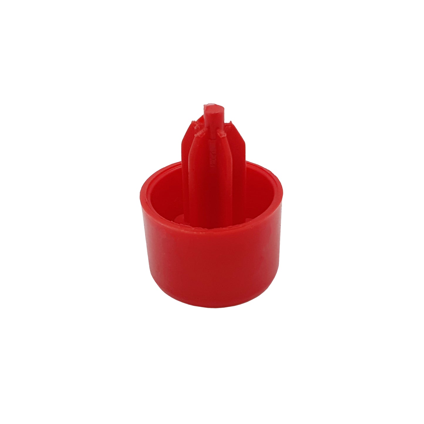 Red plastic racking plate to fit a 16mm hose