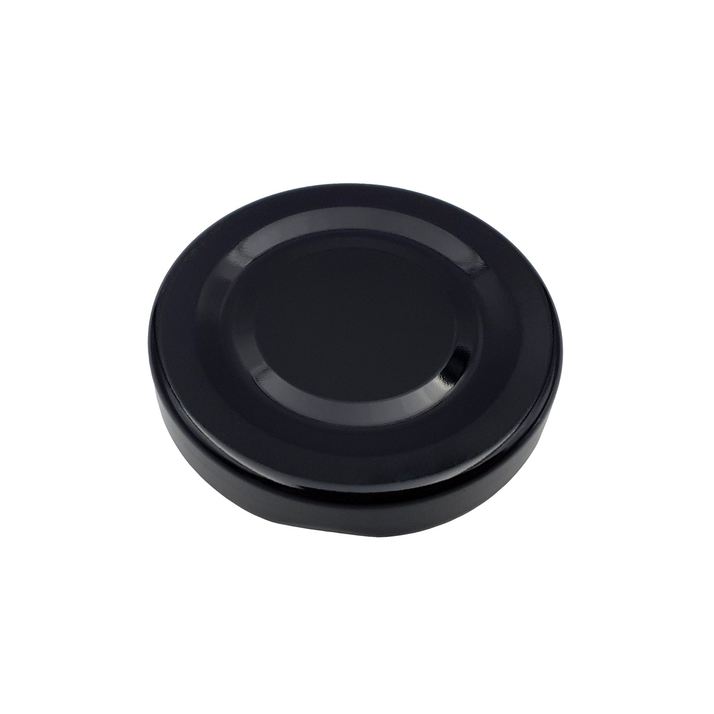 48mm black metal twist top lid to suit one litre passata jars.