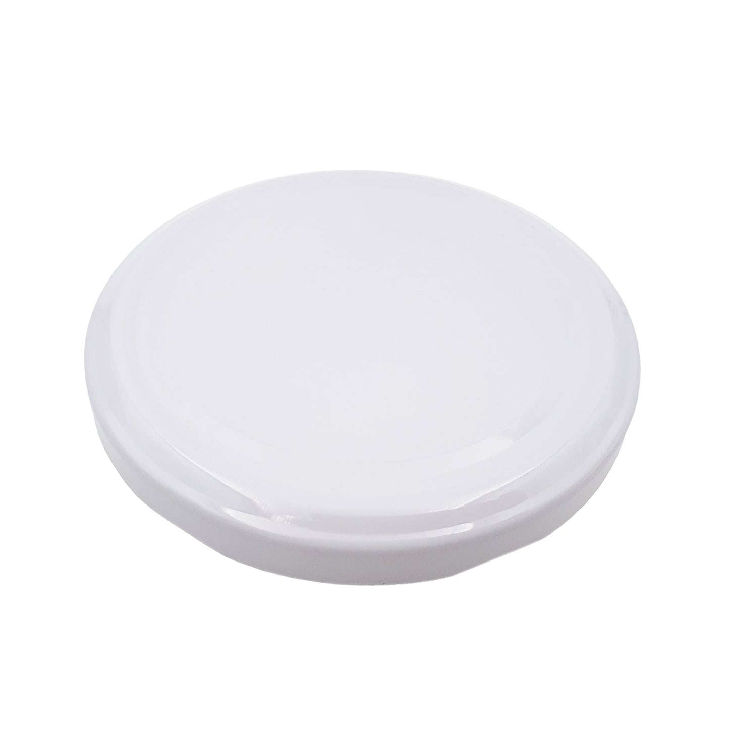 70mm white metal lid