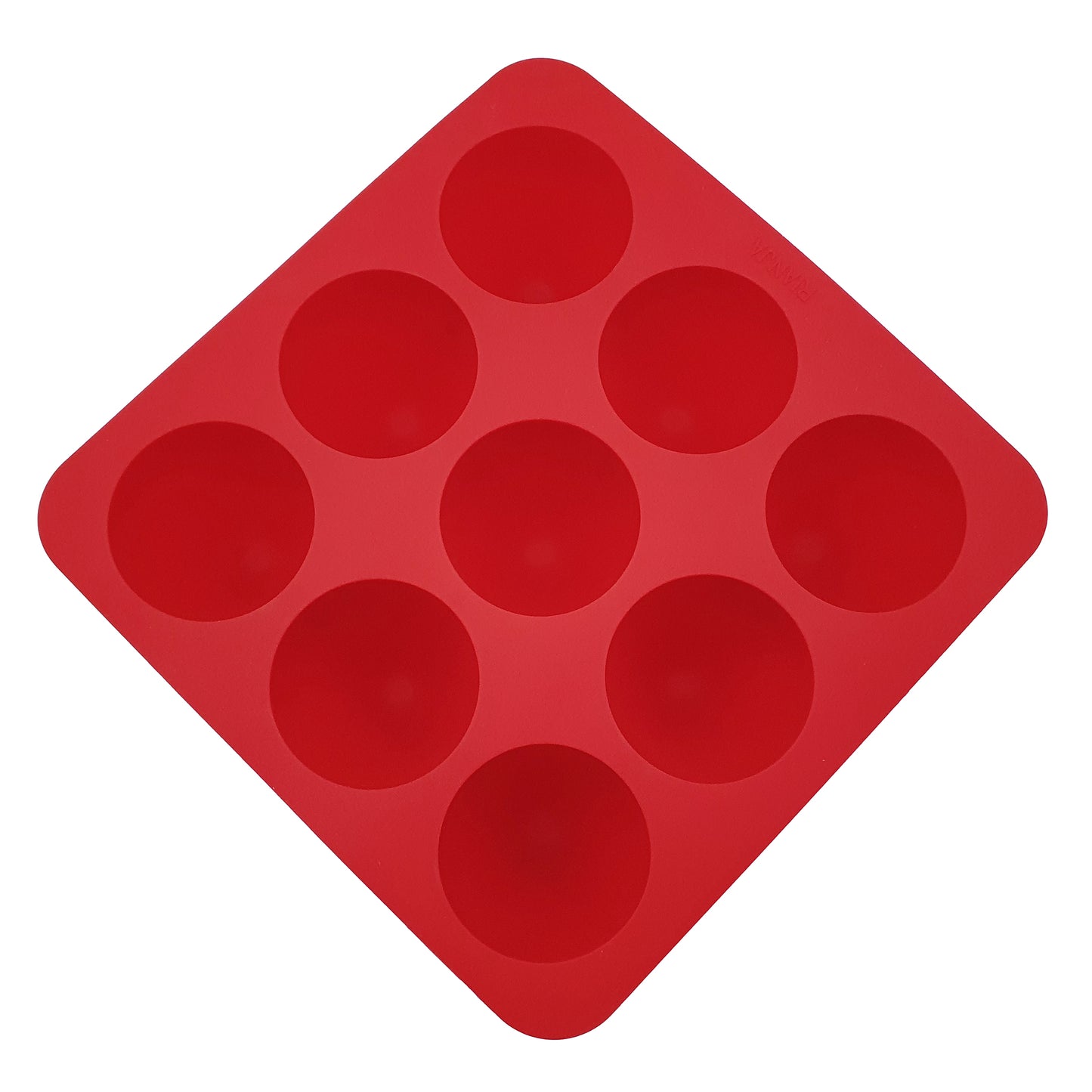 Rianja 9 piece Arancini Mould red silicone