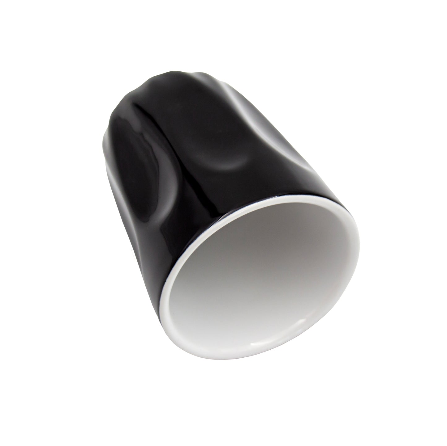 70ml black macchiato coffee cup