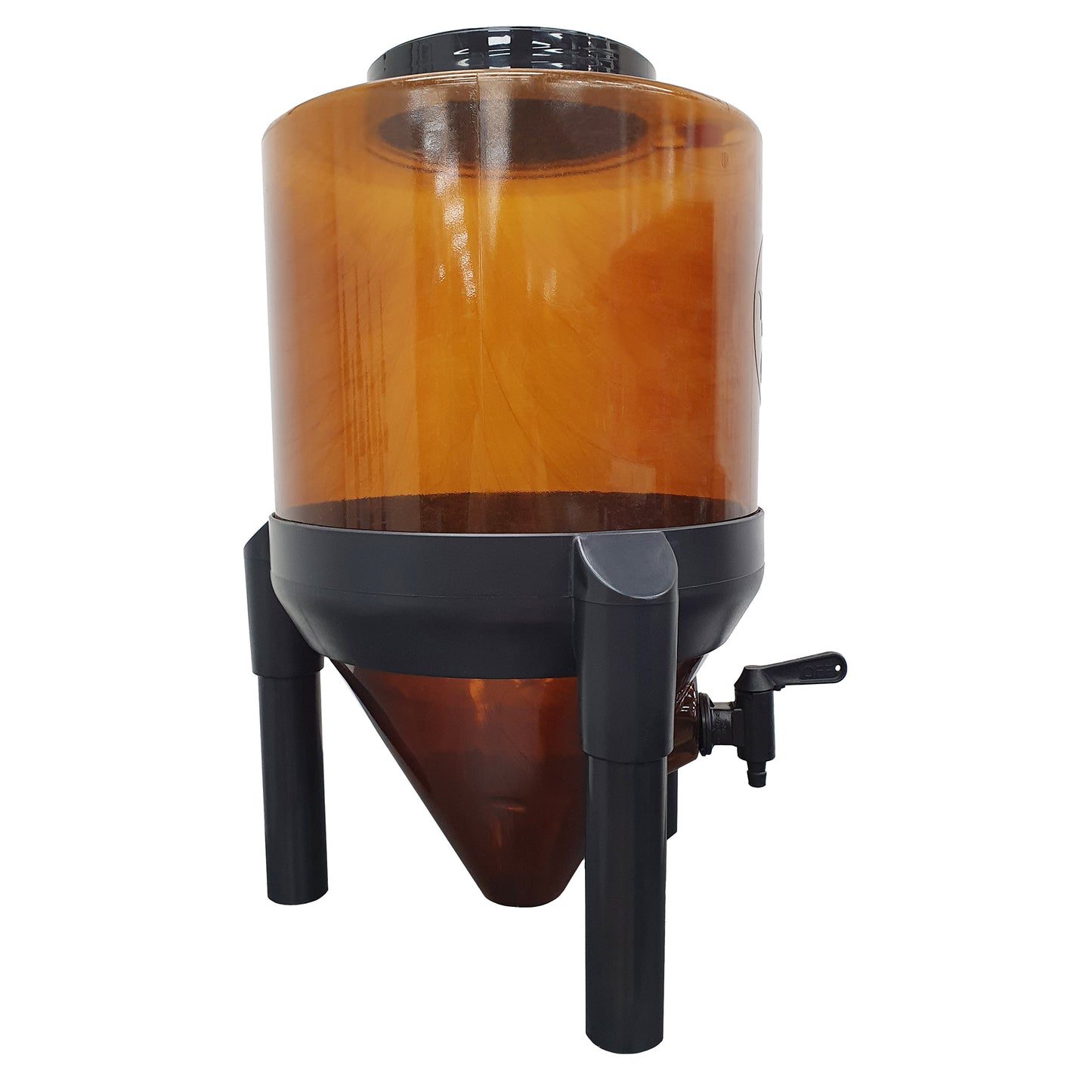 Brew demon 7 litre conical fermenter with airlock and tap