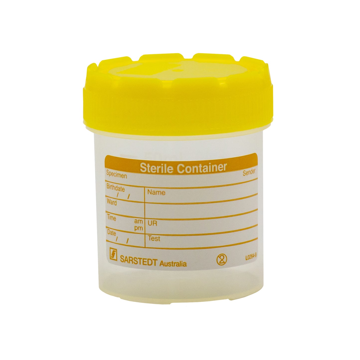 sterile jar for storage