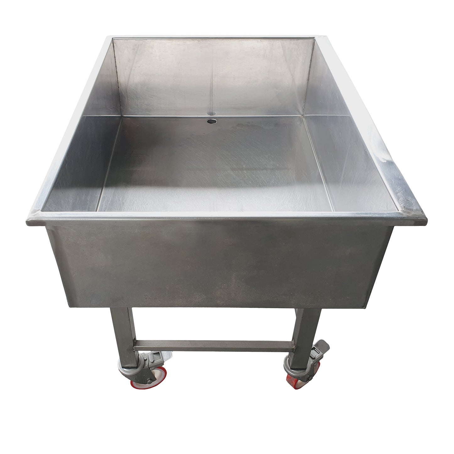 has drain for draining curd.