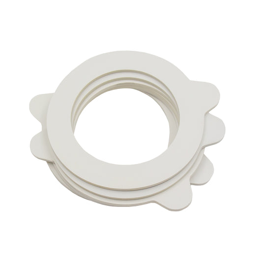 packet of six spare fido jar seals 8cm in diameter