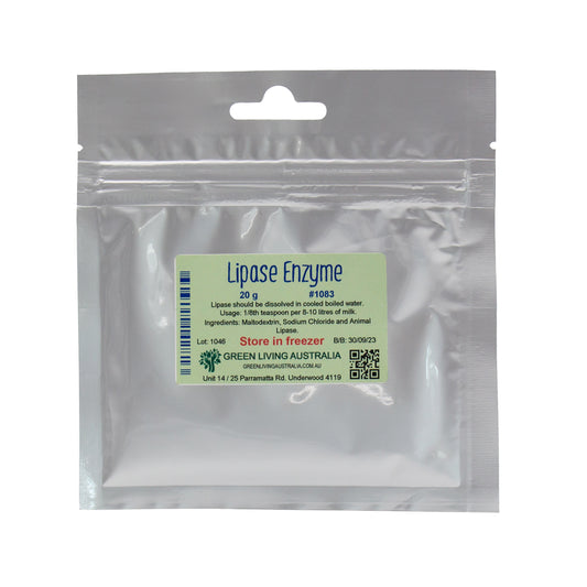 20g packet of lipase enzyme