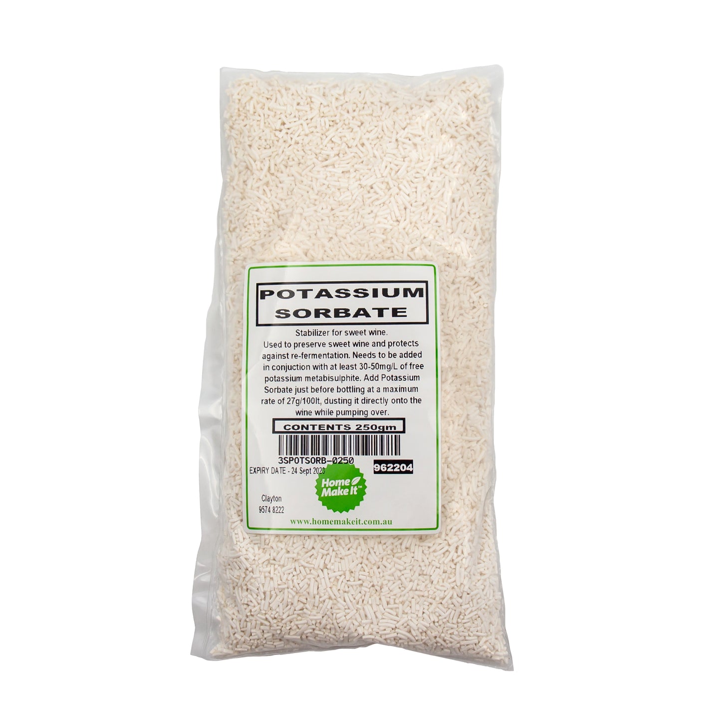 250g bag of potassium sorbate