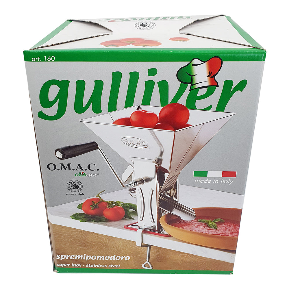 OMAC Gulliver Tomato Press – SS Manual Passata Machine