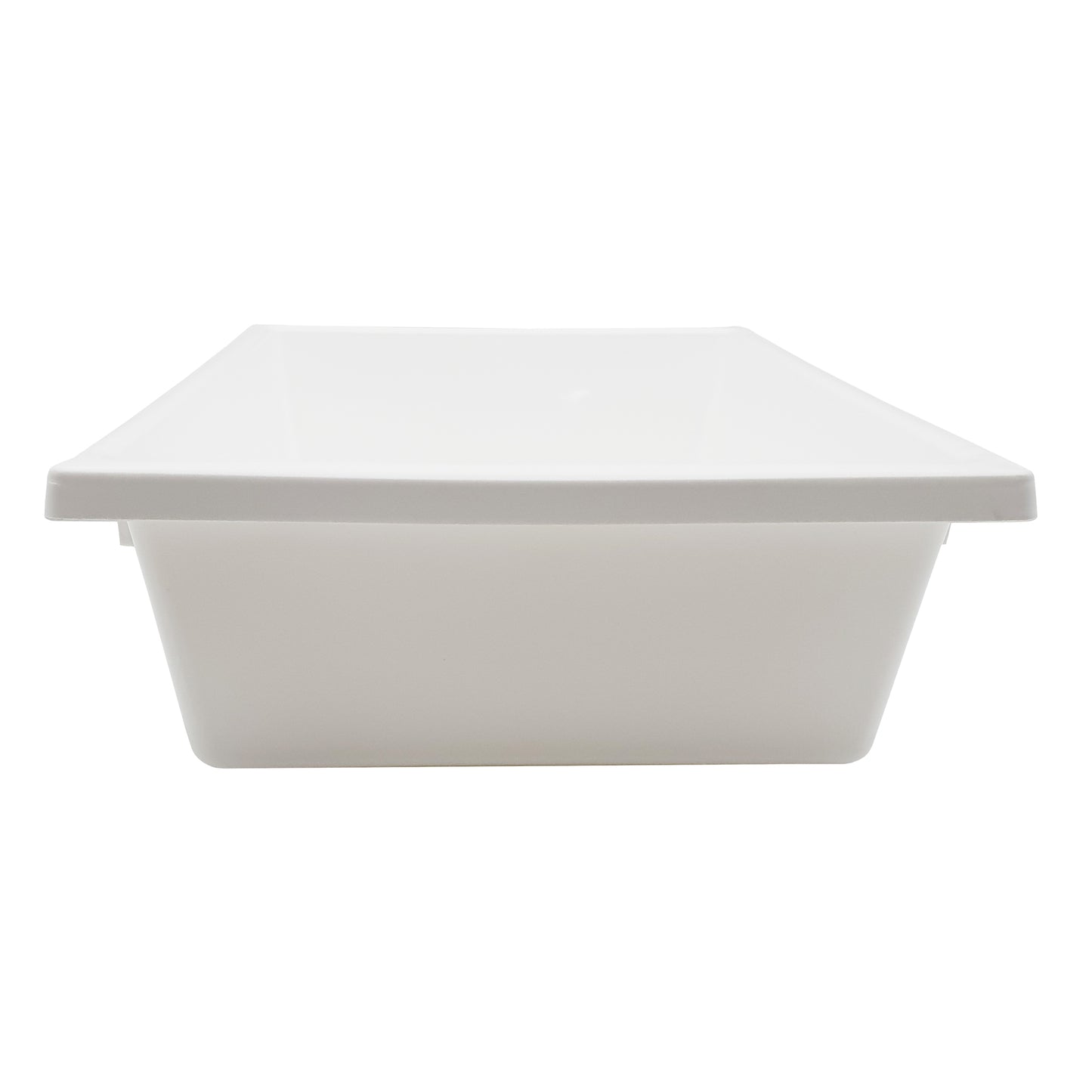 white food grade plastic crate 13 litres