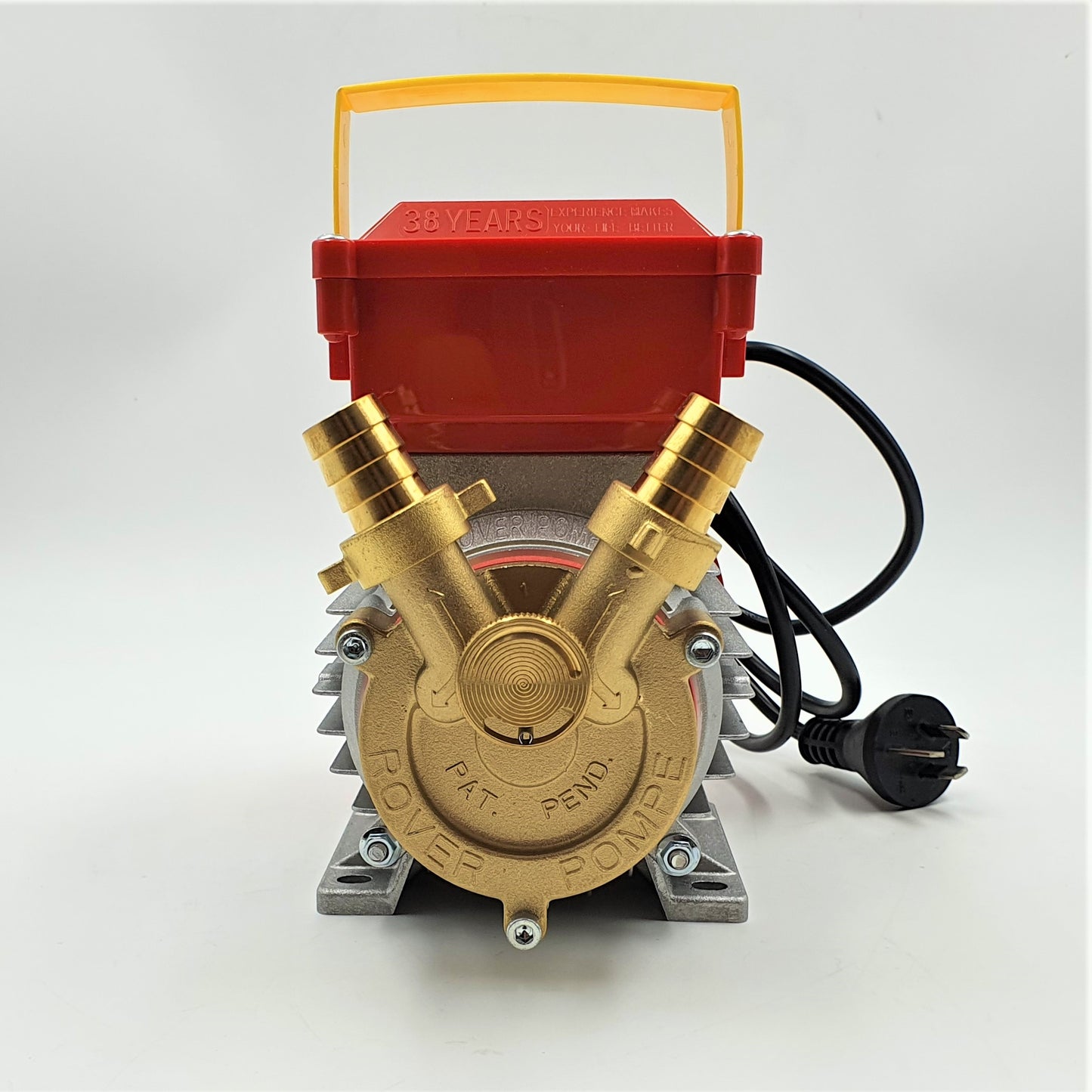 brass detail on the rover pump