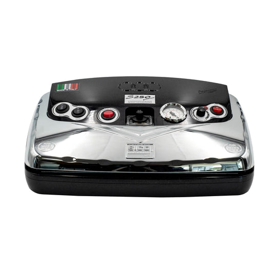 Italian Made SICO S250 premium Chrome double sealing vacuum machine. for vacuum sealing food for storage.
