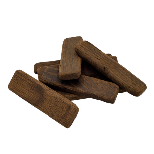 200g bag of american oak wood staves for use during wine making.