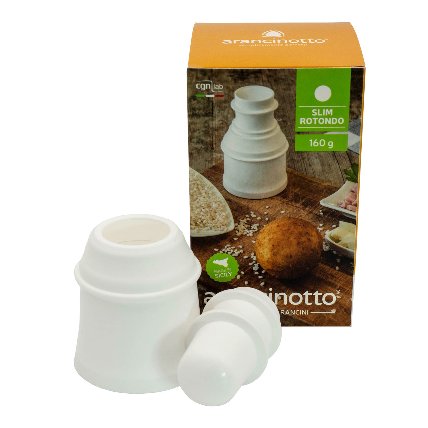 160 gram round arancini / Arancinotto maker mould.