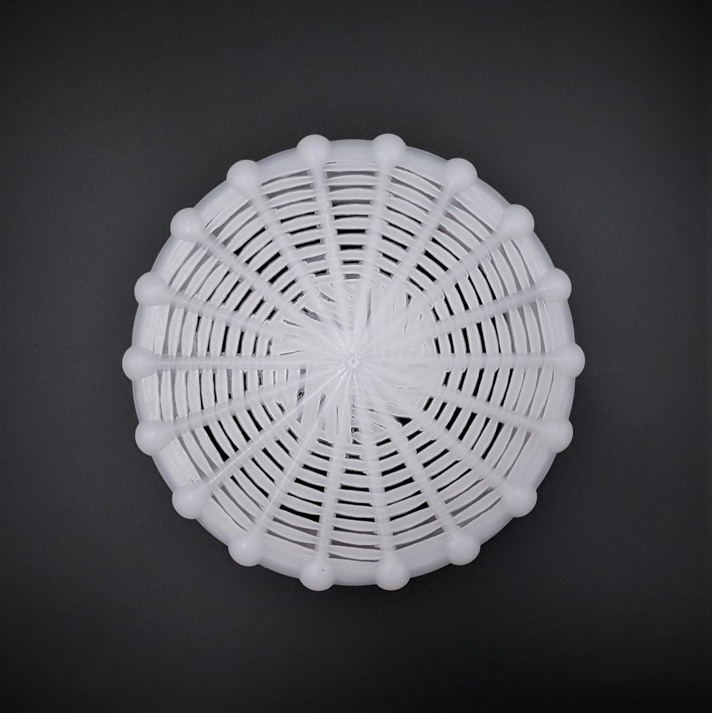 white food grade plastic Blue Vein Semi Hard Cheese Hoop Mould Diam-12cm x H-13cm