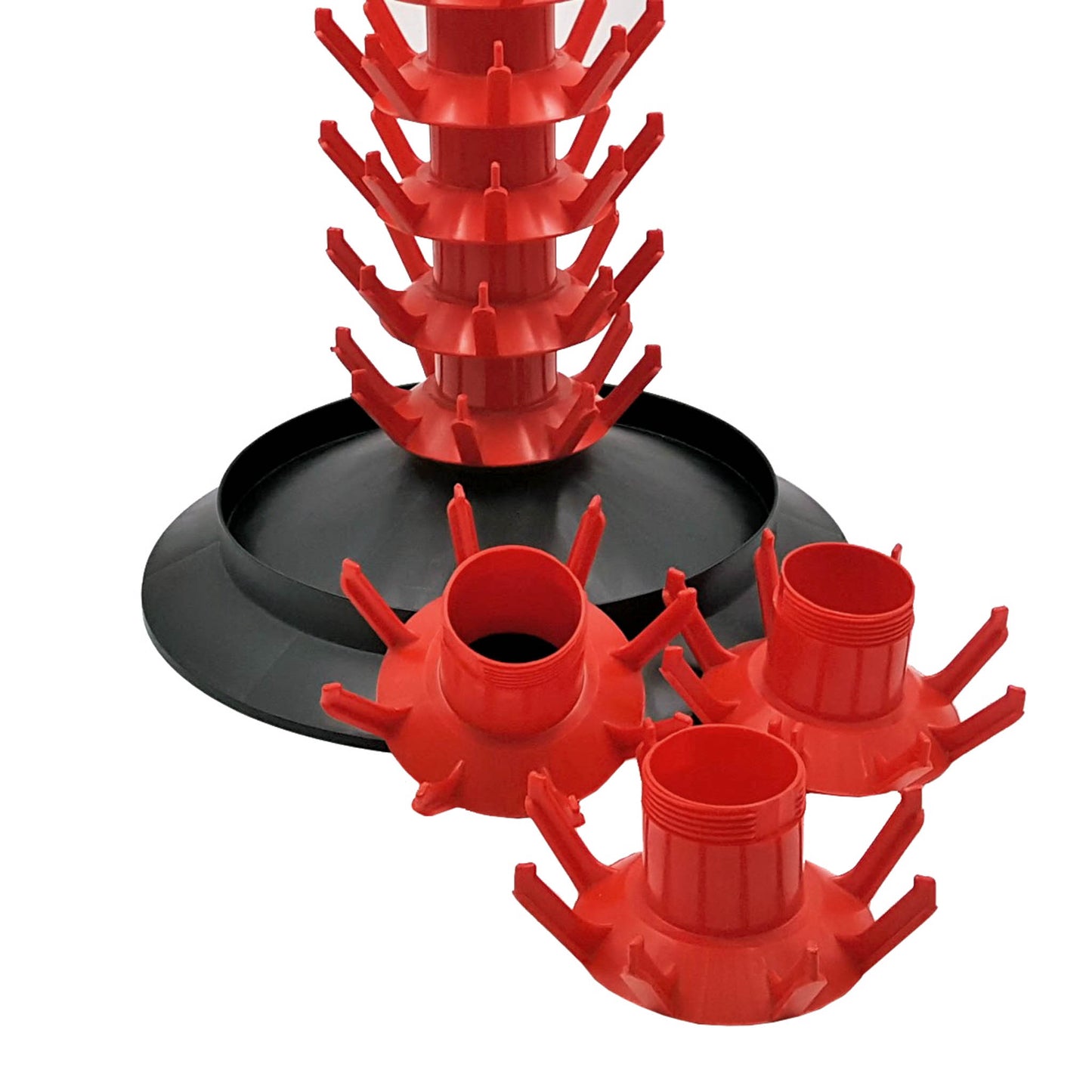 Each segment is detachable so you make it as large or small as needed.