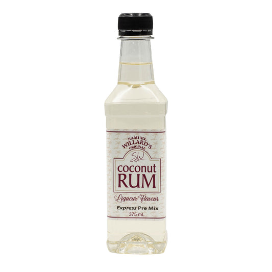 Coconut Rum premix 375ml. Makes a Malibu style drink. Will make 1125ml of finished product from each 375ml bottle