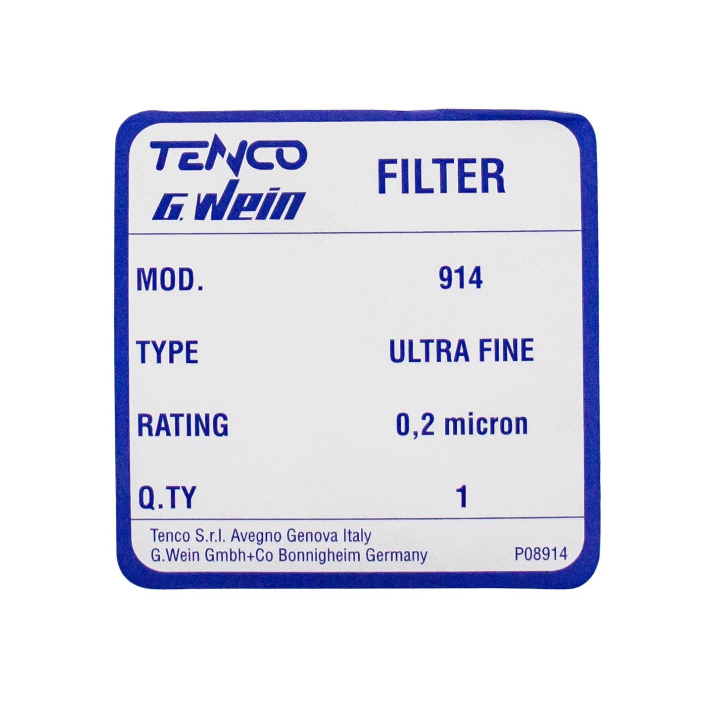 Italian Made 0.2 microns: ultra-fine filtration for white wines and spirits
