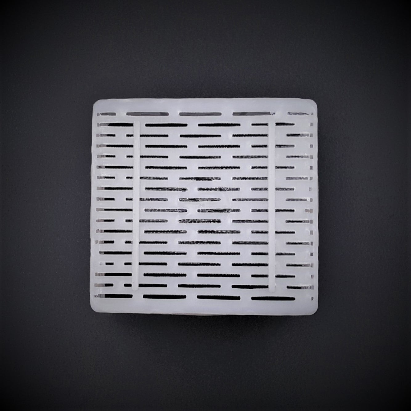 white food grade plastic Feta Cheese Hoop Mould Square Diam-11cm x H-8.5cm