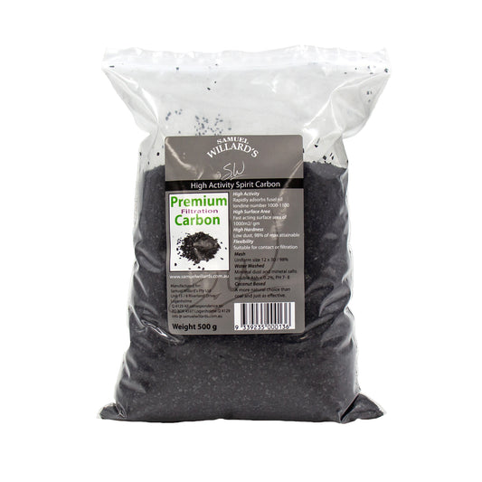 500g bag of High Activity Spirit Carbon.