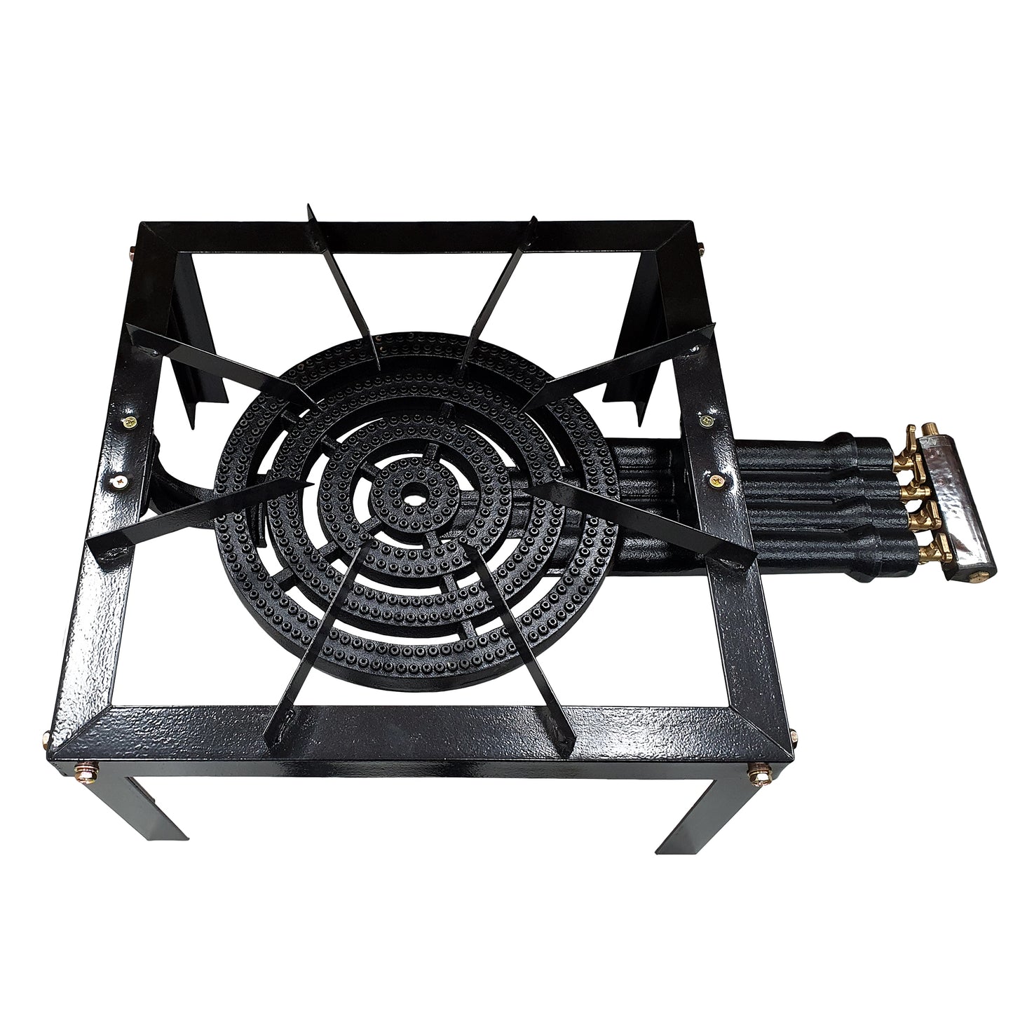 four gas burner and frame