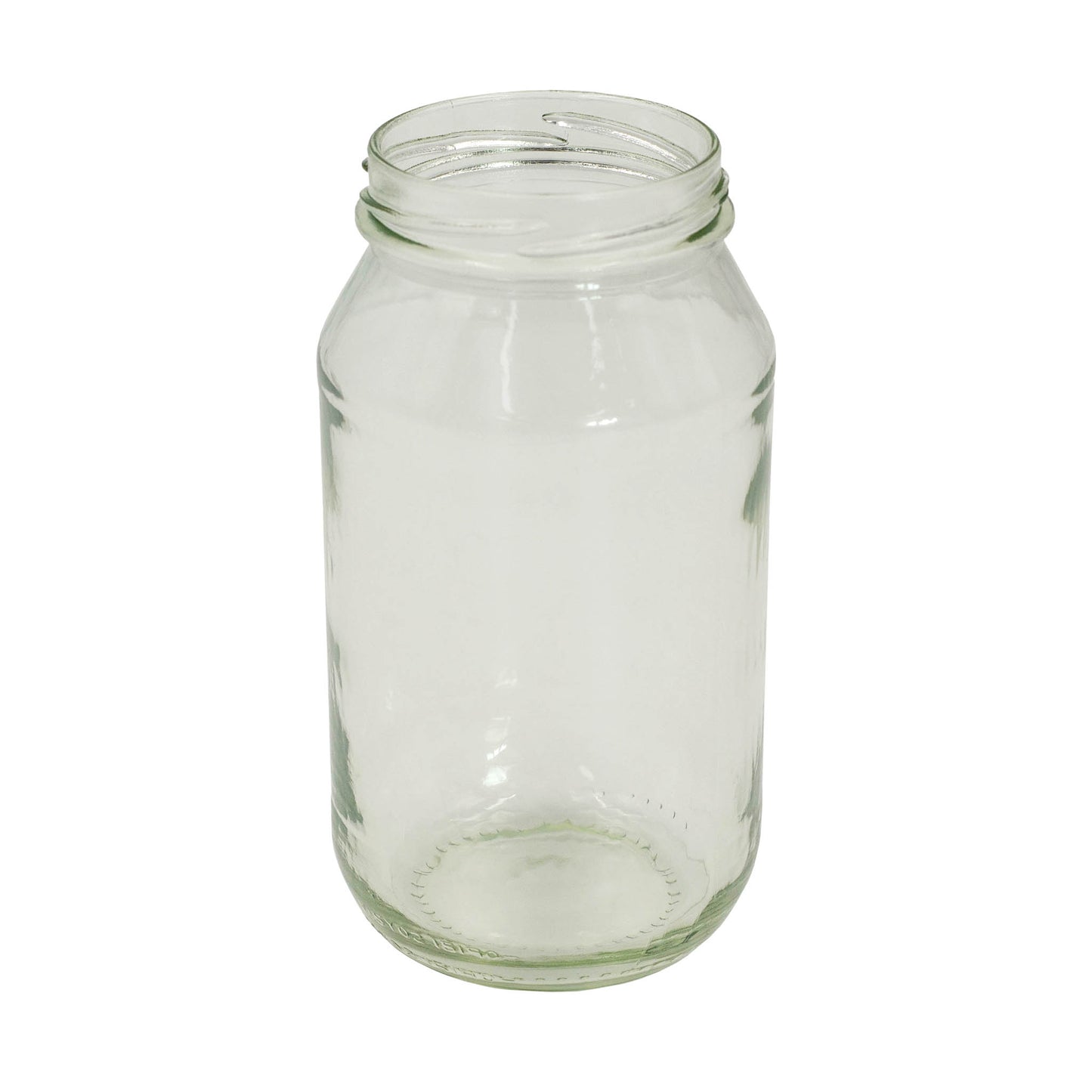 500 ml glass jar with 63mm screw cap opening.