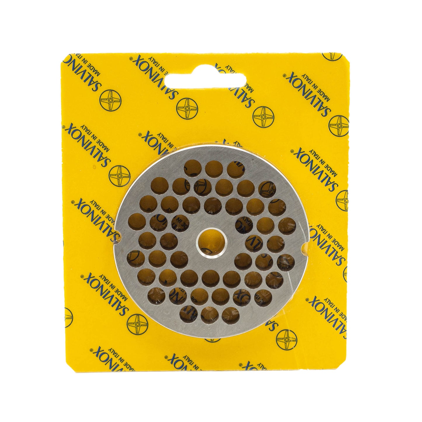 Size 22 with 8mm holes stainless steel replacement mincer plate for salami and sausage mincing machines.