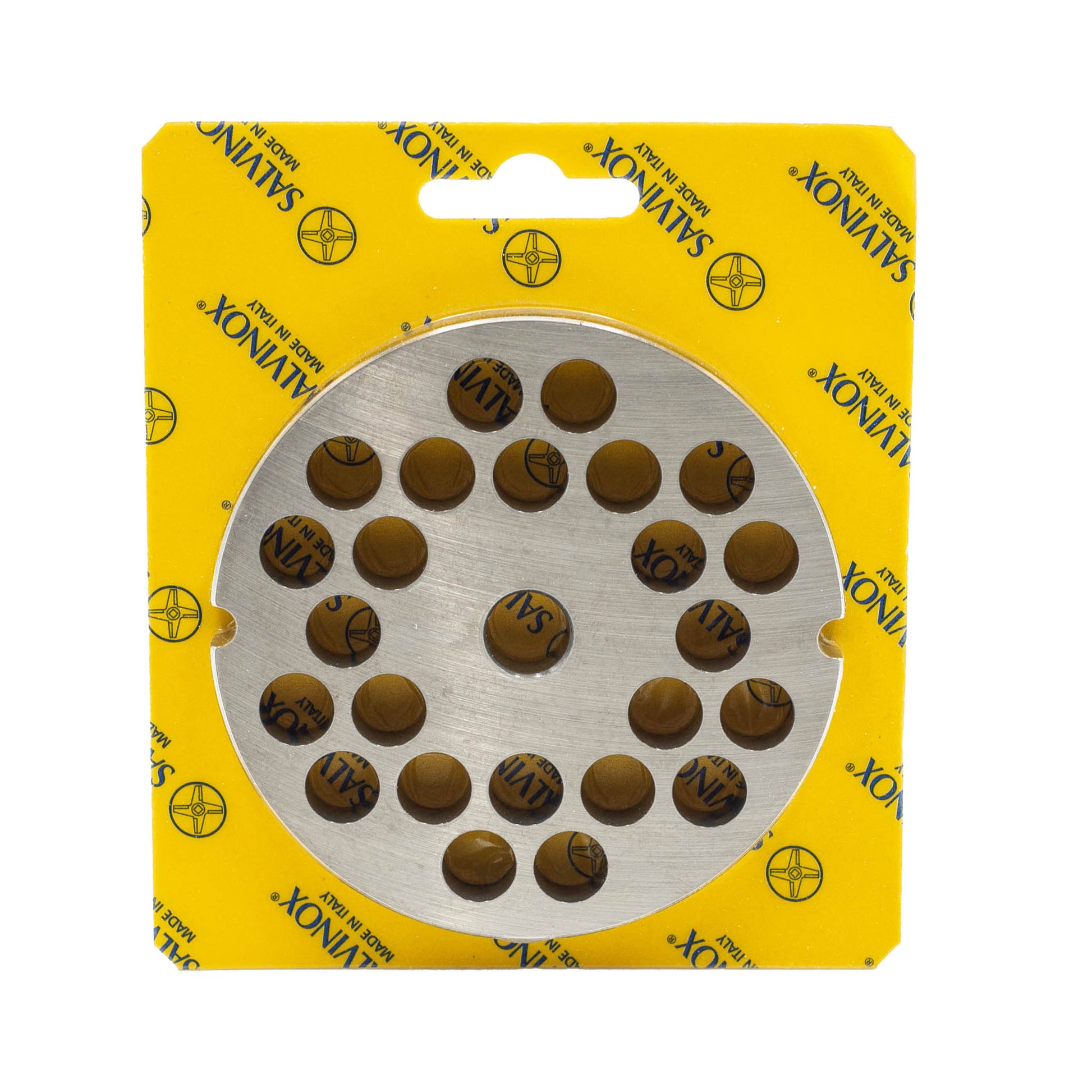 Size 32 with 12mm holes stainless steel replacement mincer plate for salami and sausage mincing machines.