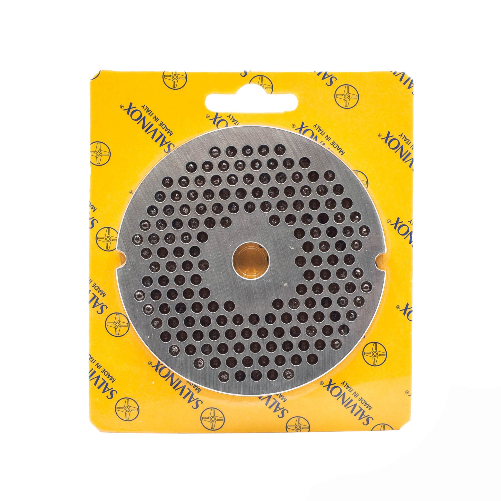 Size 32 with 4.5mm holes stainless steel replacement mincer plate for salami and sausage mincing machines.