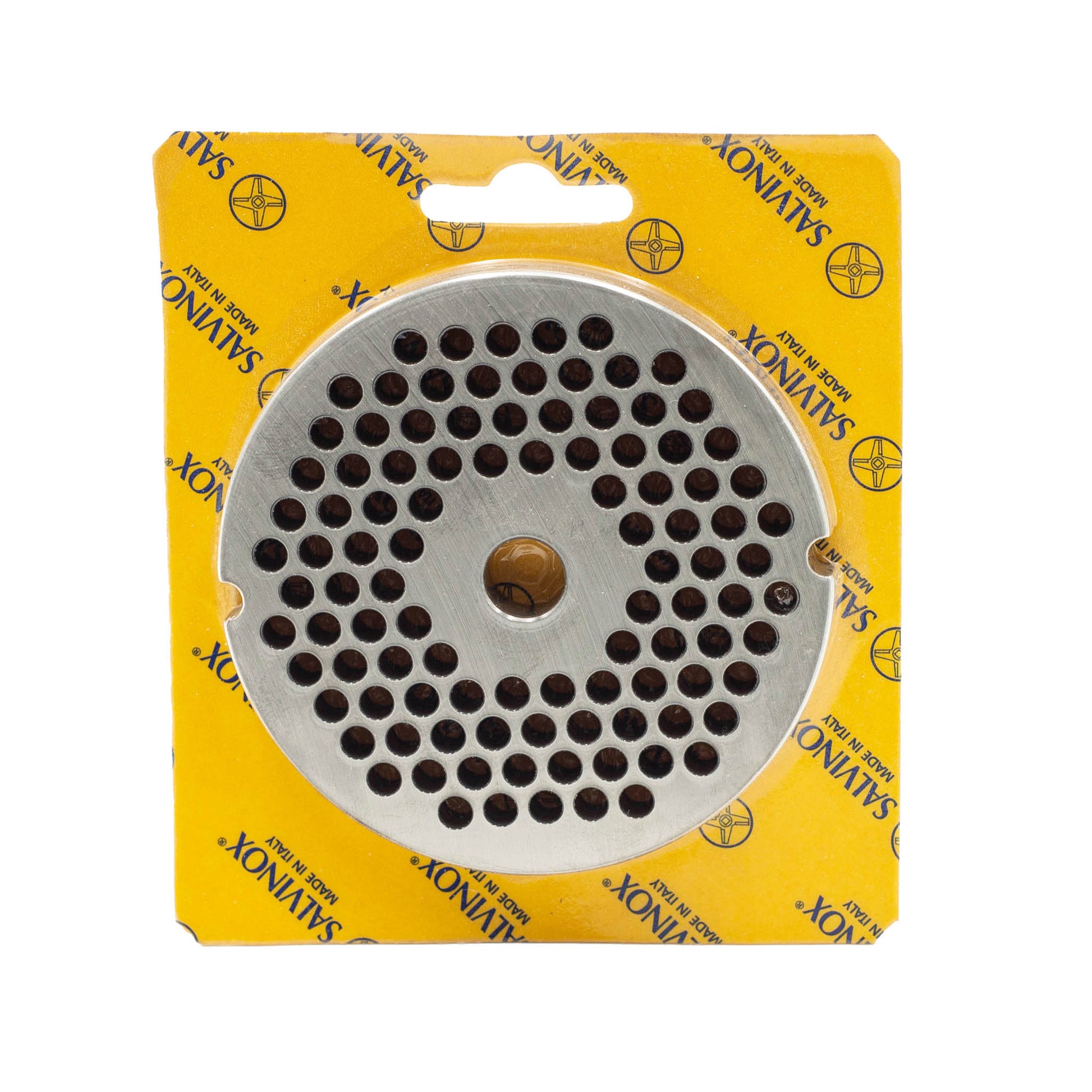 Size 32 with 6mm holes stainless steel replacement mincer plate for salami and sausage mincing machines.