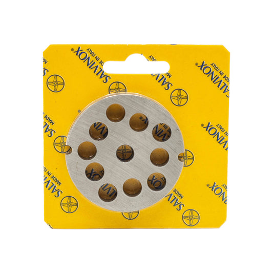 Size 8 with 14mm holes stainless steel replacement mincer plate for salami and sausage mincing machines.