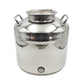 30 litre sansone 18/10 stainless steel olive oil tank for long term storage of olive oil 