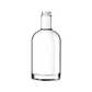 clear glass oslo spirit bottle with screw top