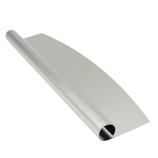 Stainless steel professional quality pizza cutter.