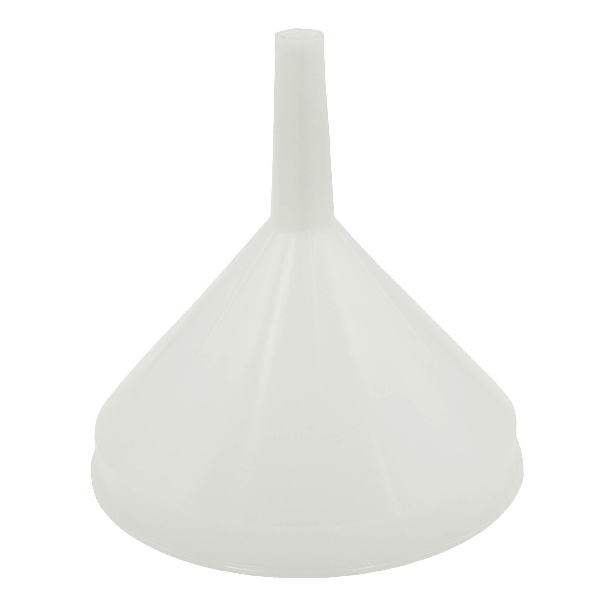 10cm diameter white food grade plastic funnel with no filter rest.