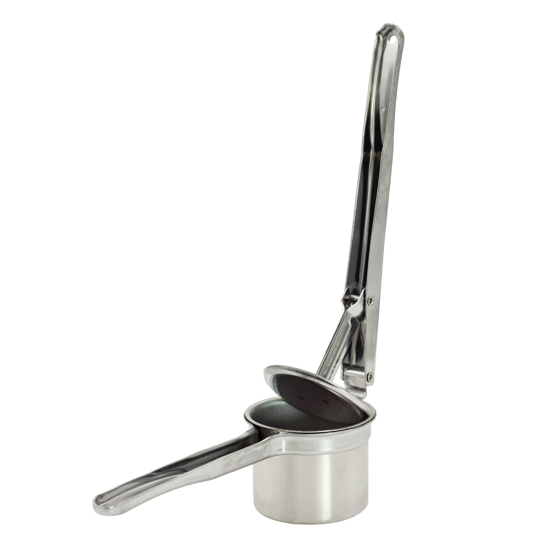 Italian made stainless steel potato ricer and masher.