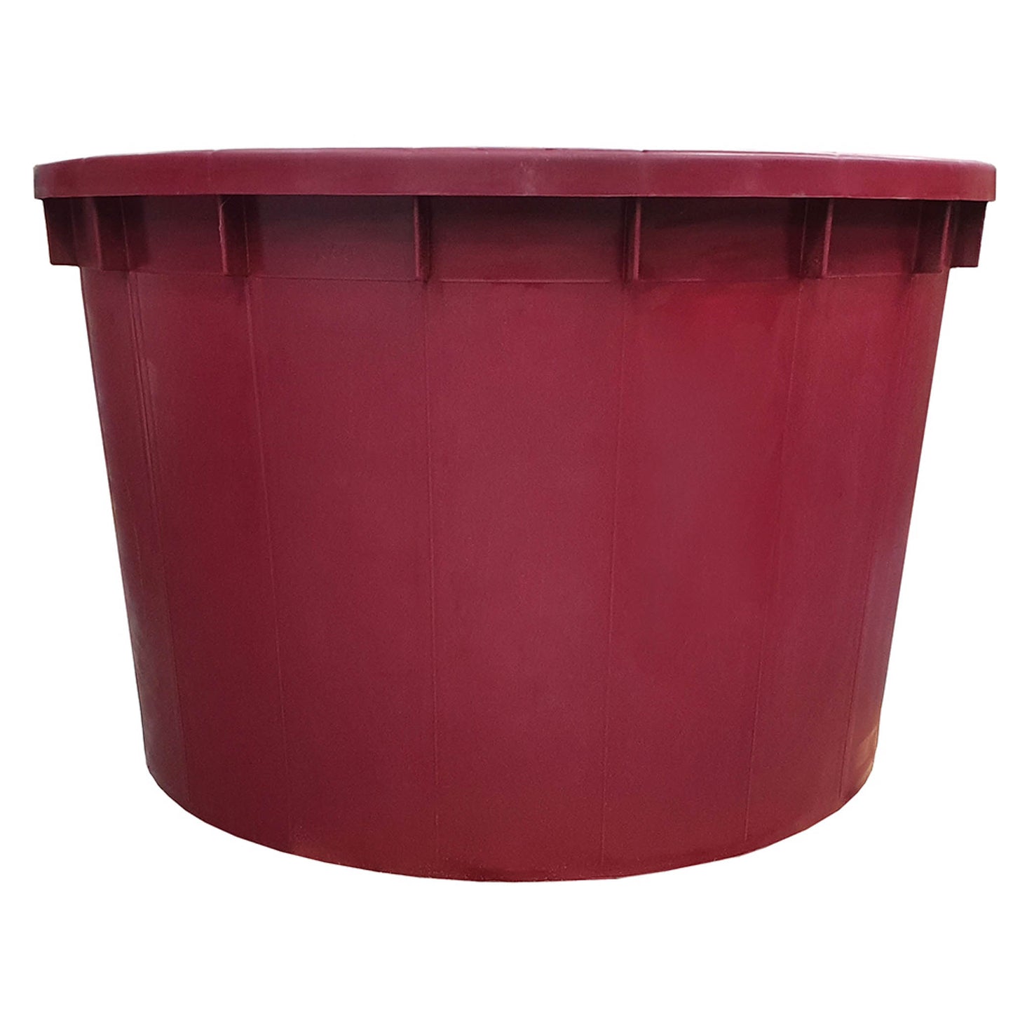 Italian Made 500 litre red food grade plastic wine vat for storing and fermenting wine