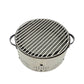 stainless steel table top barbeque. 