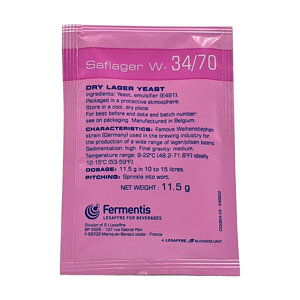 Saflager W34-70 Dry Lager Yeast