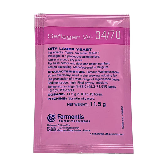 Saflager W34-70 Dry Lager Yeast
