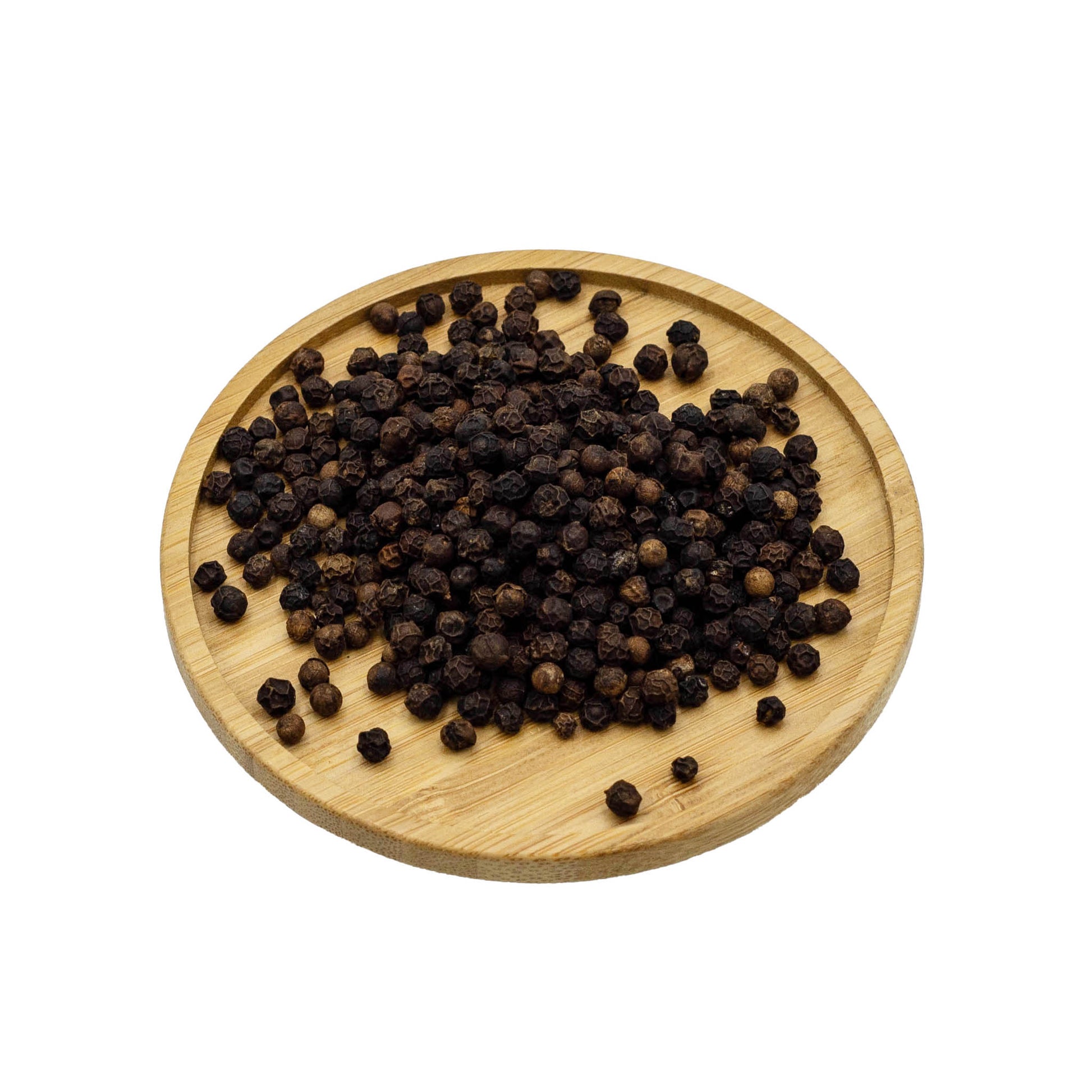 200g bag of whole black pepper corns.
