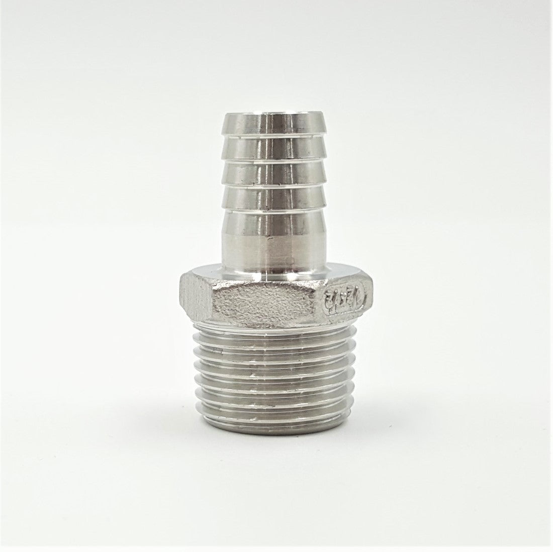 Stainless Steel 13mm Barb to 1/2Inch Male Fitting