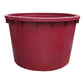 Italian Made 350 litre red food grade plastic wine vat for storing and fermenting wine