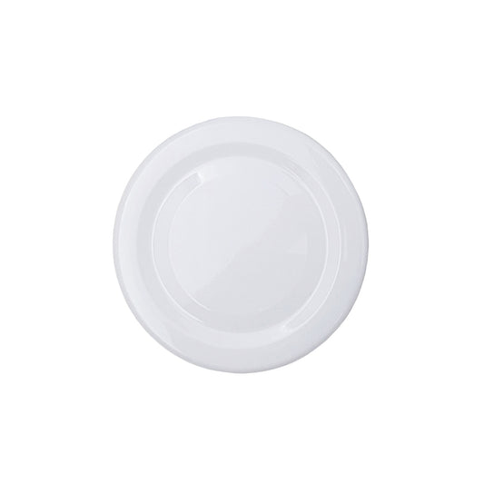 63mm white metal lid