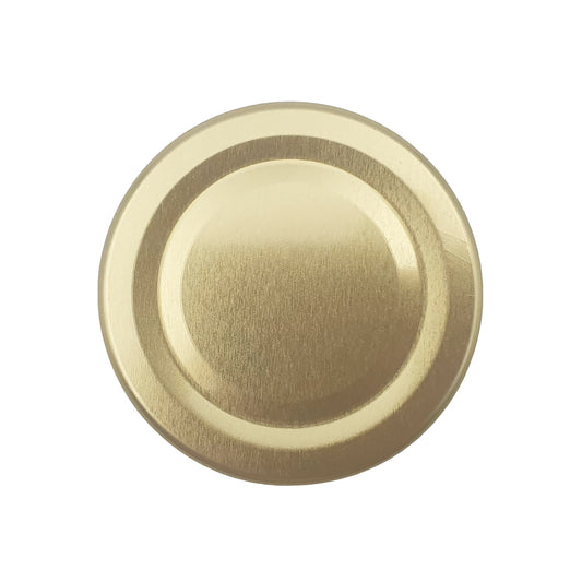 58mm gold metal lid