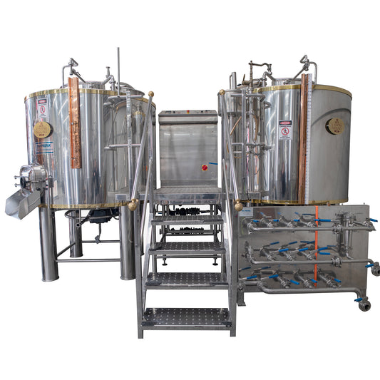 Italian made micro brewery IL MASTRO BIRRAIAO- full set up