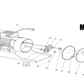 FLB Mincer - Gear Double for Motor MR10 1.5hp