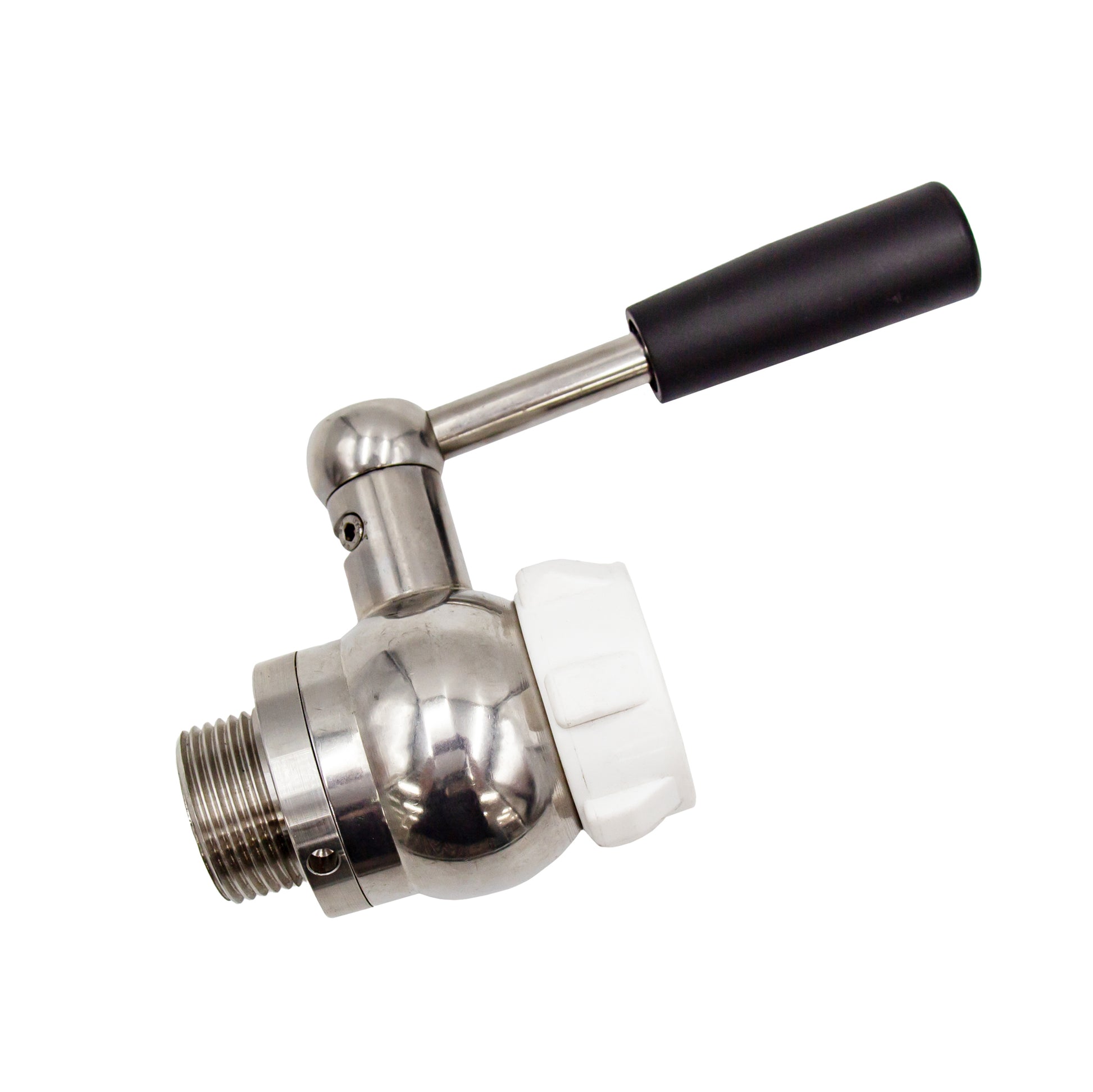 italian made stainless steel ball valve tap to suit algor v/c wine tanks. 