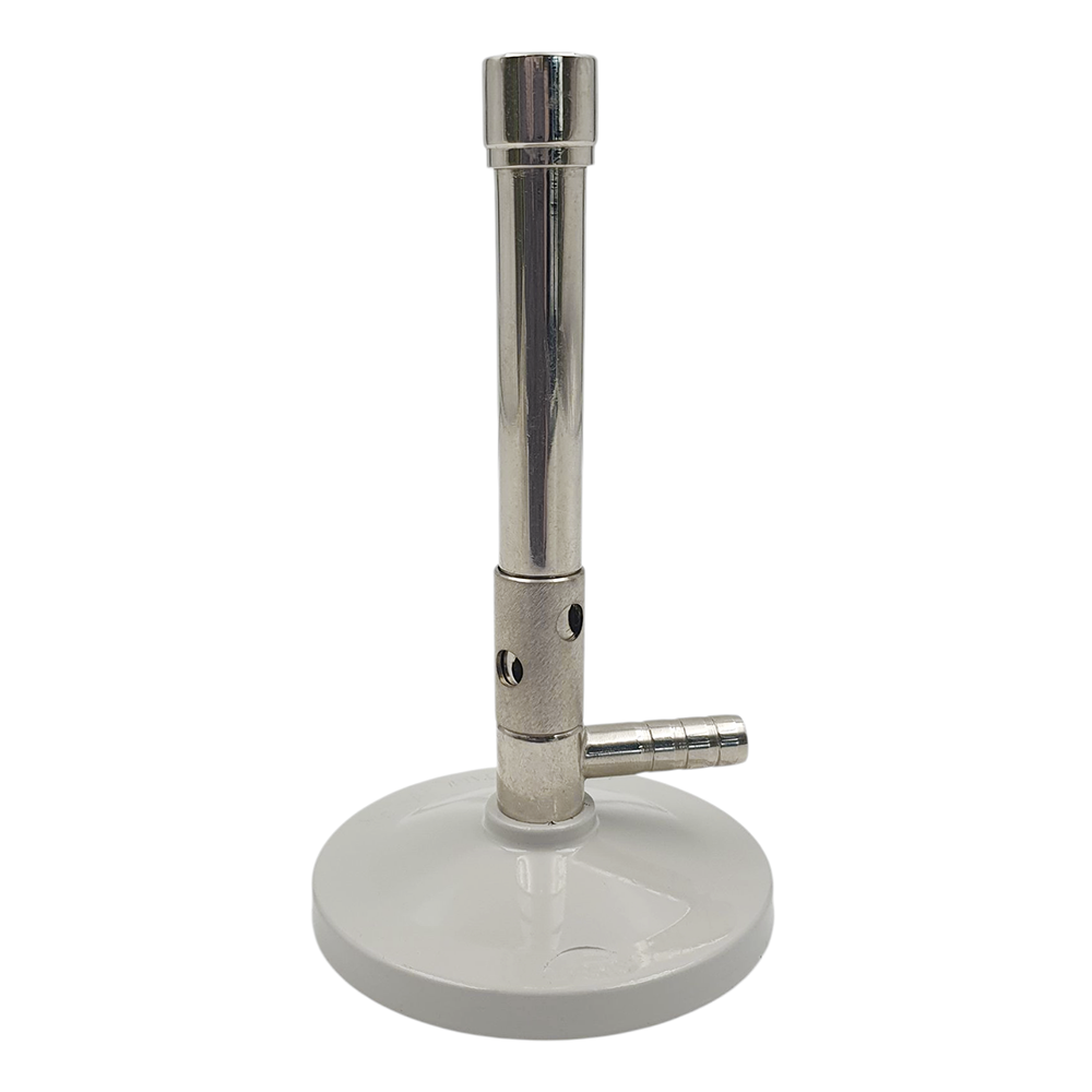 Bunsen burner on a white background