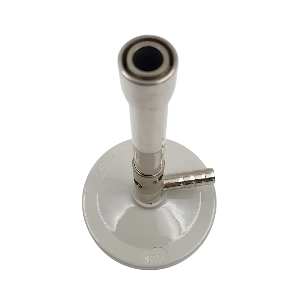 Bunsen burner on a white background